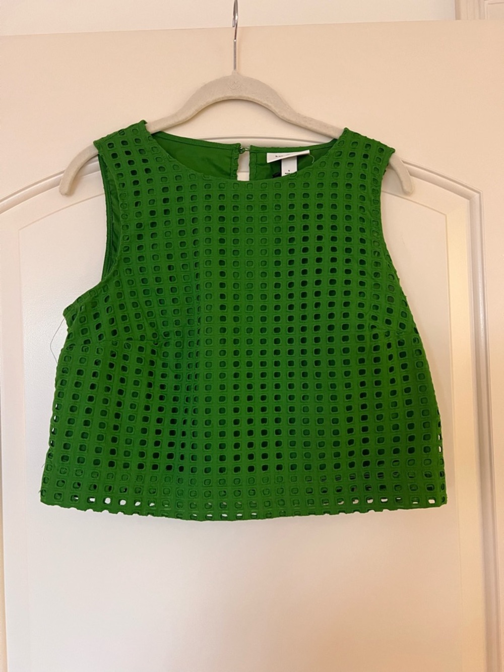 NWT Kate Spade for Target Green Eyelet Sleeveless Crop Top